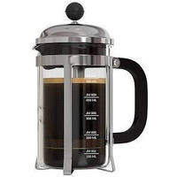 Instacuppa French Press Coffee Maker With 4 Part Superior Filtration, Premium Grade Stainless Steel Coffee Plunger, 1000 Ml
