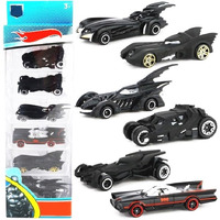Royals Hub Black Bat Super Hero Metal Cars Set Push N Go 6 Pcs Vehicles, Racing Cars Play Set For Toddlers,Boys Die-Cast Car, Cake Decorations Topper Birthday Gift