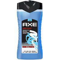 Axe Sports Blast 3 In 1 Body, Face & Hair Wash For Men, Long-Lasting Refreshing & Energizing Citrus Fragrance For Up To 12Hrs, Removes Odor & Bacteria, No Parabens, Dermatologically Tested, 250Ml