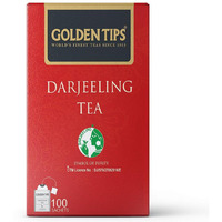 Golden Tips Pure Darjeeling Black Tea Bags (100 Bags, 200 Gram)