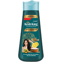 Kesh King Ayurvedic Anti-Dandruff Shampoo | Reduces Hair Fall | Soothes Itchy Scalp | No Paraben & No Silicon | 21 Natural Ingredients | Enriched With Curd, Lemon & Neem | 340 Ml