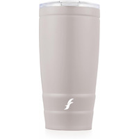 Flair Moka Vacuum Insulated Coffee Mug | 500Ml Travel Mug For Hot & Cold Beverages | 9H Hot & 15H Cold | Leakproof, Bpa-Free, Durable, Double-Walled Stainless Steel (Grey)