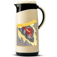 Milton Viva Tuff 1500 Water Jug, Pu Insulated Inner Stainless Steel Hot & Cold Jug, Bpa Free, Leak Proof, 1.35 Litre, Black, Ideal For Tea, Coffee, Water, Hot Beverages