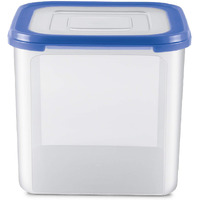 Milton Stacko 360 4500 Modular Multi-Purpose Plastic Container With Air Tight Lid For Kitchen Storage, Food Grade And Bpa Free, Spices, Atta, Grains, Pantry Organizers, 4.13 Litres, Clear
