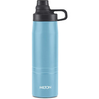 Milton Sprint 600 Thermosteel Insulated Water Bottle, 625 Ml, Blue | Hot And Cold | Leak Proof | Office Bottle | Sports | Home | Kitchen | Hiking | Treking | Travel | Easy To Carry | Rust Proof