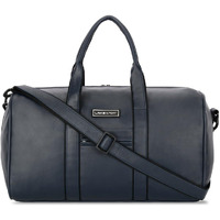 Lavie Sport Polyester Captain Leatherette Unisex Weekender Duffle Bag | Stylish & Spacious Duffle Bag | Duffle Bag For Gym, Sports, Training, 25 Cm, Navy