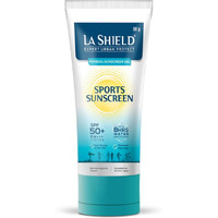 La Shield Mineral Sports Sunscreen Gel Spf 50 +|100% Mineral Sunscreen|8 Hours Water Resistant|For Women And Men|No White Cast|Broad Spectrum Pa+++|Fragrance-Free |Dermatologist Tested|50G,All