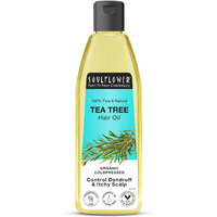 Soulflower Tea Tree Scalp And Anti Dandruff Hair Oil, 120Ml