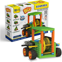 Blix Robotix - Gears Box, Science Kit, Educational Diy Building Set, Construction Toys, Stem Toys For 9+ Years Boys And Girls