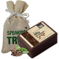 Speaking Tree Exfoliating Coffee Handmade Soap With Refreshing Aroma For Perfectly Clean, Brightening Skin (100 G)