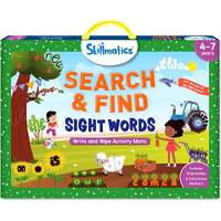 Skillmatics Search And Find Sight Words Educational Game - Reusable Preschool Learning Activities, Perfect For Toddlers & Kids Who Love Toys, Builds Vocabulary, Gifts For Ages 4, 5, 6, 7