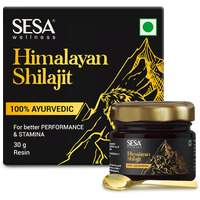 Sesa Himalayan Shilajit Original 30 G Shilajeet Resin -100% Ayurvedic Helps Boost Strength, Endurance & Immunity With 70%+ Fulvic Acid (Contains Lab Certificate), 30 G