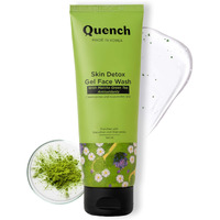 Quench Skin Detox Gel Face Wash With Matcha Green Tea Anti-Oxidants | Korean Face Wash For Oily & Acne-Prone Skin | Made In Korea (100Ml)