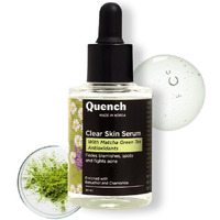 Quench Botanics Clear Skin Serum With Matcha Green Tea, Niacinamide & Hyaluronic Acid | Controls Oil Production | Fades Dark Spots, Acne Marks & Pigmentation | Made In Korea 30Ml)