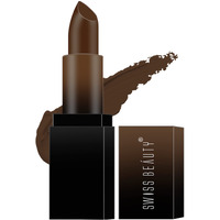 Swiss Beauty Hd Matte Pigmented Smudge Proof Lipstick | Creamy Matte Long Stay Lipstick | Coffee, 3.4G
