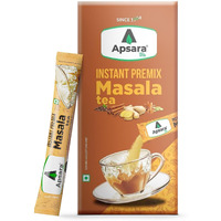 Apsara Instant Premix Masala Chai 10 Sachets | Ready To Drink Instant Premix Masala Tea Powder | Masala Chai With 100% Natural Ingredients - Ginger, Cardamom, Black Peper, Clove, Cinnamon And Nutmeg