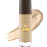 Mars God's Glow Illuminator Highlighter (30Ml) (F21-05-Caramel) | Hyluronic Acid, Green Tea & Rosemary Extract | Sheer Coverage | Light-Weight | Flawless Natural Look