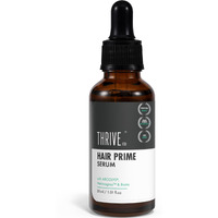 Thriveco Anti-Grey Hair Prime Serum | Reverses & Limits Hair Greying | Arcolys + Biotin + Black Tea Extract | Light-Weight, Non-Sticky & Odourless | For Men And Women | 30 Ml