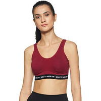 Van Heusen Proactive Women Sports Bra - Cotton Elastane - Anti Bacterial, Wireless, Non Padded, Full Coverage, Light Impact