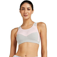 Van Heusen Proactive Women Racerback Sports Bra - Cotton Elastane - Anti Bacterial, Wireless, Padded, Full Coverage