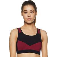 Van Heusen Proactive Women Racerback Sports Bra - Cotton Elastane - Anti Bacterial, Wireless, Padded, Full Coverage