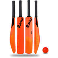 Jaspo Cric Addict Blaster Plastic Cricket Bat Size 5 For Kids,Juniors,Youth,Children (Bat Height-30 Inches) (Orange, Plastic Bat Size-5)