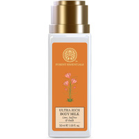 Forest Essentials Ultra-Rich Body Milk Lime Saffron Oudh | Ayurvedic Moisturising Body Lotion For Hydration | Natural Body Moisturizer