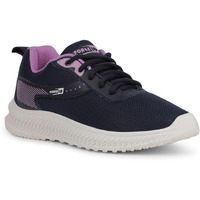 Liberty Force 10 Oslo-20E Lacing Running Shoes For Women With Pvc Sole|Suitable For Walking, Gym, Outdoor & Jogging|Mesh Outsole|Memory Foam Insole| Comfortable & Durable|Sports Footwear (N.Blue-40Eu)