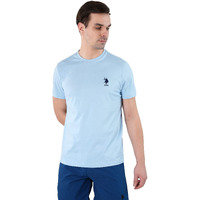 U.S. Polo Assn. Mens Crew Neck Embroidered Logo I633 Lounge Regular Fit T-Shirt - Pack Of 1 (Dream Blue S)