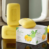 Kozicare Kojic Acid Soap & Glutathione Soap | Lemon & Tea Tree Soap | Detan Soaps For Bath | Bath Soap Combo Offers | Bathing Soaps | Cleanses Deeply & Refreshes | Fights Acne & Blemishes - Pack Of 3