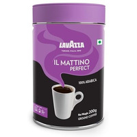 Lavazza Il Mattino Perfect |Pure Ground Coffee | Premium Arabica | Dark Roast | Notes Of Cocoa & Chocolate | Intensity 6 | 200 G Bottle