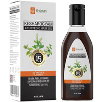 Krishna's Kesharogyam Ayurvedic Hair Oil - 100 Ml For Strong Hair With 15 Ayurvedic Herbs | Amla Jatamasi Right Hair Growth Oil| Paraben Free
