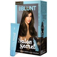 Bblunt Salon Secret High Shine Crme Hair Colour, 100G - 4.31 (Coffee Natural Brown) With Shine Tonic, 8Ml