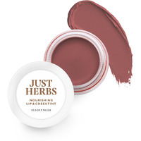 Just Herbs Ayurvedic, Natural Lip & Cheek Tint, Blush For Women- Sls, Chemical & Paraben Free - 05 Soft Nude (Creamy Matte)