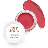 Just Herbs Ayurvedic, Natural Lip & Cheek Tint, Blush For Women- Sls, Chemical & Paraben Free - 06 Pink Forever(Creamy Matte)
