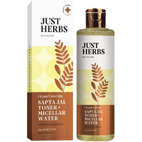 Just Herbs Sapta Jal Ayurvedic Toner + Micellar Water For Skin Nourishing, Cleansing, Makeup Remover For Women Suitable All Skin Types 100 Ml