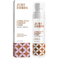 Just Herbs Long Stay Non Sticky Makeup Fixer, Setting Spray For Face Makeup With Aloevera And Green Tea 100 Ml
