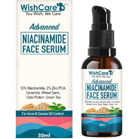 Wishcare Advanced 12% Niacinamide Serum For Acne, Acne Marks, Blemishes & Oil Balancing With 2% Zinc, Ceramide Oats, Green Tea - 30Ml, Natural (Wcns30)