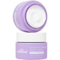 Mcaffeine Anti Ageing Night Cream With Black Tea Complex For Fine Lines & Wrinkles | Fights Signs Of Aging & Boosts Collagen By 80% | Vegan Collagen Peptide Infused Night Cream For Women & Men -50Ml