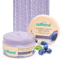 Mcaffeine Blueberry Breeze Body Scrub For Glowing Skin With Coffee,Blueberry,Apricot&Shea Butter |Removes Tan, Nourishes, Moisturizes|Exfoliating Scrub|Fruity Blueberry Aroma For Men & Women's - 175G
