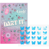 Gush Beauty Acne Pimple Patch | 20 Hydrocolloid Patches With Tea Tree Oil | Reduces Acne Pimples Excess Oil Overnight | For All Skin Types (Holographic Butterfly)