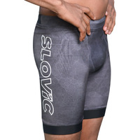 Slovic Swimming Shorts For Men | Swimming Costume For Men | Swimming Trunk, Boys Swim Suit For Men Easy Adjustable, Breathable, Quick Drying Shorts For Swimming, Running Sports Shorts, Medium | Grey
