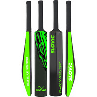 Slovic Cricket Bat [90 X 10.5 Cm] | Full Size Tennis Bat For Cricket | Cricket Bat-Ball For All (Above 14 Years) | Plastic Bat For Indoor Tournament | Lightweight Fiber Bats For Cricket Kit
