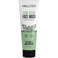 Orgatre Acne Clear Face Wash With Tea Tree, 2% Salicylic Acid & Niacinamide | Anti-Acne & Pore-Cleansing Formula For Clearer Skin | 100Ml