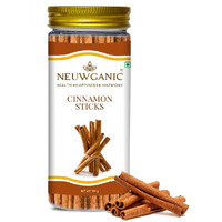 Neuwganic - Natural Cinnamon Sticks | Pure & Natural Dalchini | Indian Organic Spices | Ideal For Making Cookies/Masala Tea/Desserts | 100 Gm Pack Of 1