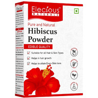 Elecious Hibiscus Powder For Hair Growth, Face And Skin (200 Grams) | Suitable For Hair Pack, Hair Oil, Face Pack And Hibiscus Tea