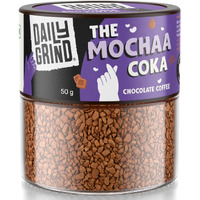 Dailygrind The Mochaa Coka Chocolate Coffee - 50G Jar | 100% Arabica | Rich & Velvety | Freeze-Dried Instant Coffee With Natural Chocolate Flavor | Makes 25 Cups