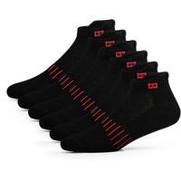 Supersox Unisex Bamboo Ankle Length Socks For Men & Women-Made Of Sustainable & Eco Friendly Material - Athletic Softer Than Cotton Socks, Anti Odour - Ideal For Sports, Gym, Pack Of 3 (Black)