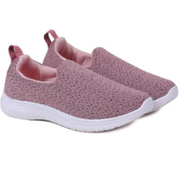 Asian Melody-71 Casual & Sports With Lightweight Extra Cushion Slip-On Sneaker Shoes For Women's & Girl's Mauve