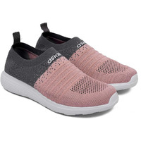 Asian Women's Elasto-02 Knitted, Sports, Walking, Slipon Shoes- Pink
